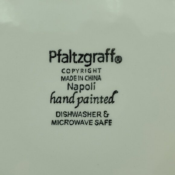 Pfaltzgraff Napoli Salad Plates Colorful Floral Napoli 9" Luncheon Plates - Picture 5 of 6